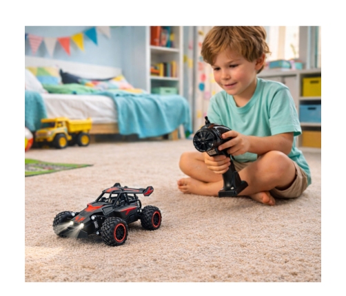 Remote Controlled RC Car Off-Road Red 1:18 20 km/h