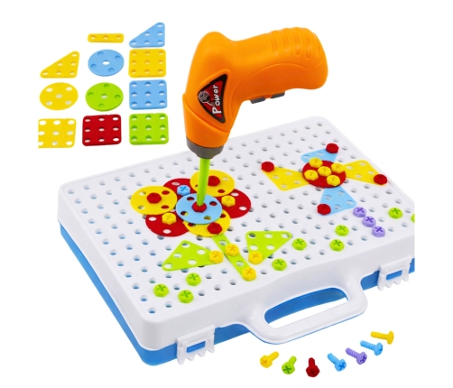 Educational Puzzle Set with Screwdriver for Children, 151 pcs.
