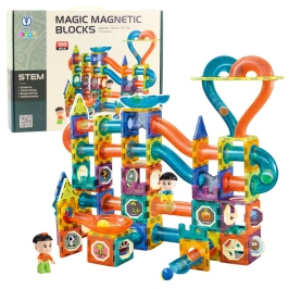 Set of Magnetic Blocks Ball Track Slide Colorful 188 pcs. Set of Magnetic Blocks Ball Track Slide Colorful 188 pcs.