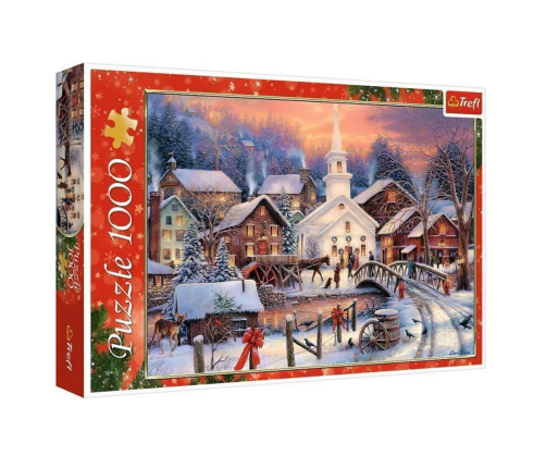 Puzzle – 1000 XMAS – White Christmas – Trefl 10602