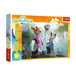 Puzzle – 100 – Zootopia Secrets – Disney Zootopia 2 – Trefl 16523