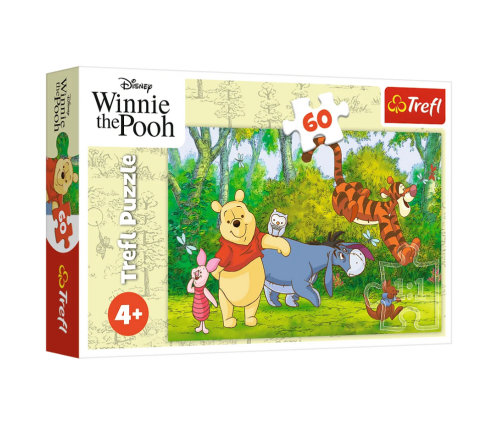 Puzzle – 60 – Yummy Honey – Disney – Winnie the Pooh – Trefl 17411