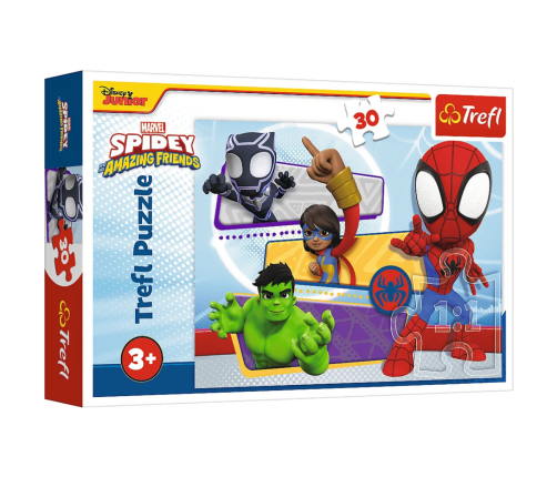 Puzzle – 30 – Brave Spidey – Spidey and His Friends – Marvel – Trefl 18322