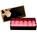 Flower Box Eternal Fragrant Roses Flowers in a Box Pink Red 18 pcs.