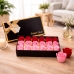 Flower Box Eternal Fragrant Roses Flowers in a Box Pink Red 18 pcs.