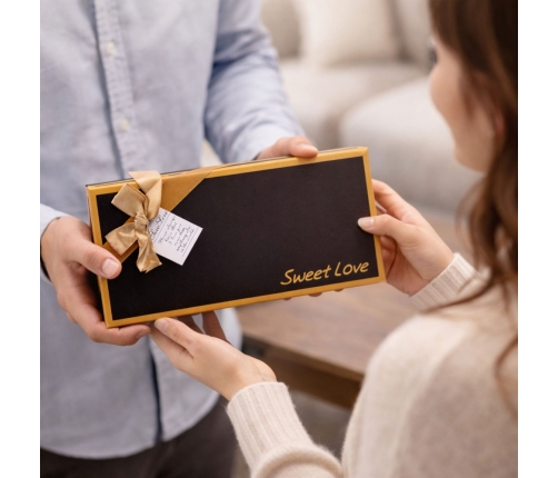 Flower Box Eternal Fragrant Roses Flowers in a Box Pink Red 18 pcs.