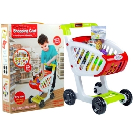 Shop Trolley + 25 Toy Food