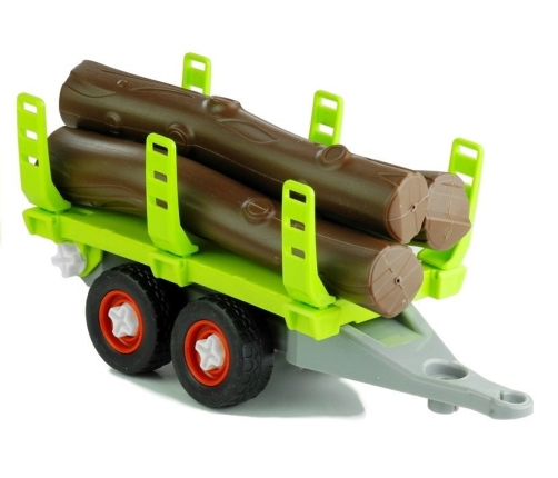Assembly Tractor with Trailer for Wood Transport Screwdriver