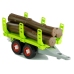 Assembly Tractor with Trailer for Wood Transport Screwdriver