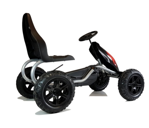 Gokart B012 Inflatable Tires Black