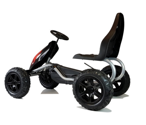 Gokart B012 Inflatable Tires Black