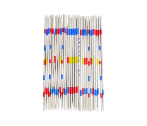 Mikado Wooden Pick-Up Sticks Game Play With Friends