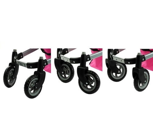 Alice leļļu rati 2in1 Pink