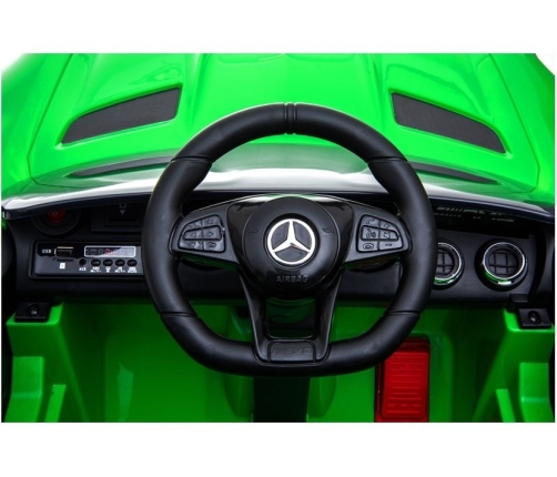 Одноместный электромобиль Mercedes GTR Green