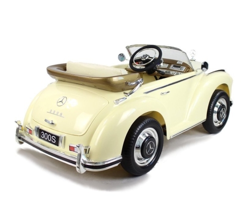 Vienvietīgs elektromobilis LS-618 Mercedes 300S Beige Painting