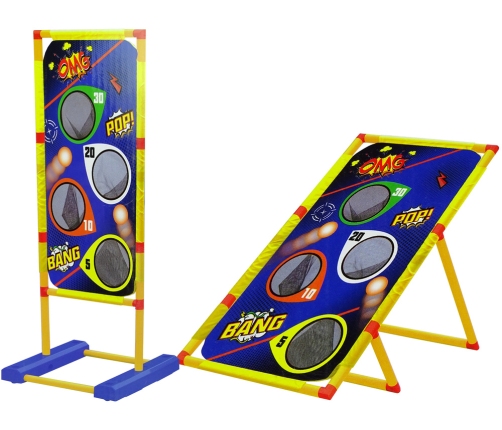 4 in 1 Target Toss Game Bags Foam Ball Gun