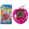 Electronic Animal Tamagotch Pink with short chain Electronic Animal Tamagotch Pink with short chain