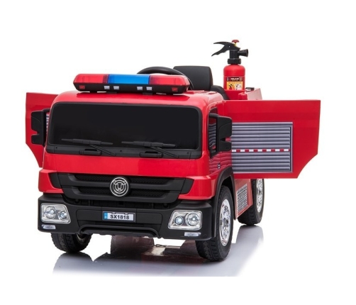 Детский электромобиль Пожарная машина Red