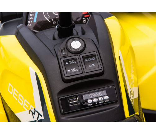 XMX607 Electric Ride On Quad - Yellow