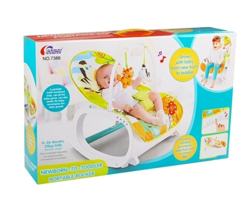 Rocking Chair for baby 2 in 1 Animals