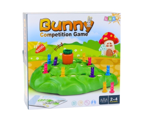 Funny Bunny Family Game - 3D, 4 players rabbit race game
