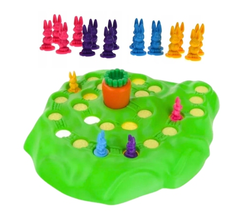 Funny Bunny Family Game - 3D, 4 players rabbit race game