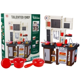 Kitchen for Children with Clock Lights Sounds 84cm