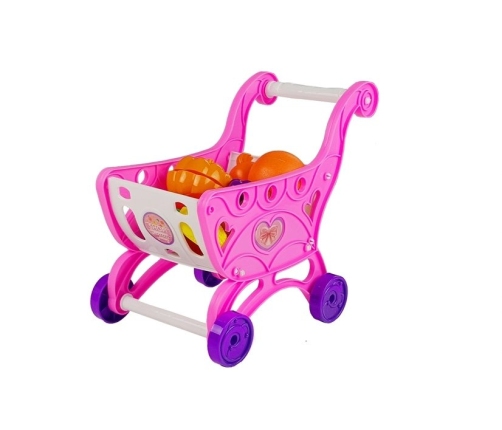 Pink Trolley with Cash Register Accesories