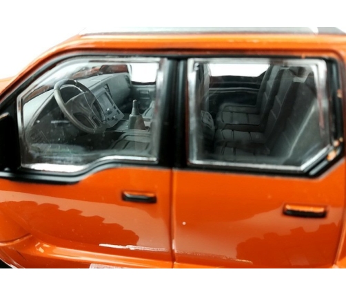 Set of Vehicles Orange Monster Truck Red BMW Caravan 58 cm