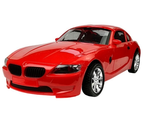 Set of Vehicles Orange Monster Truck Red BMW Caravan 58 cm