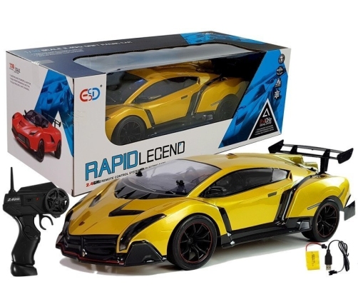 R/C Car Sport 1:10 Gold