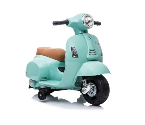 Bērnu elektro motocikls Vespa GTS 300 Mini Turquoise