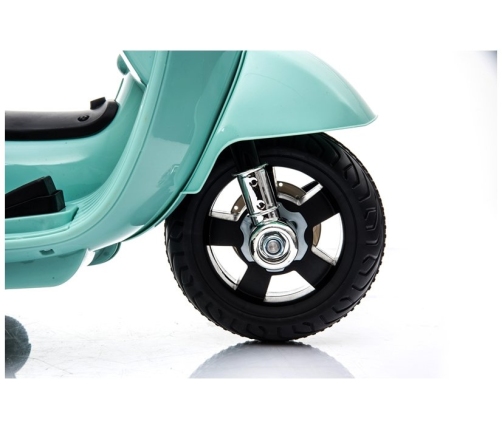Bērnu elektro motocikls Vespa GTS 300 Mini Turquoise
