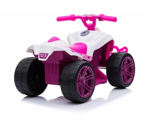 TR1805 Electric Ride-On Quad White-pink