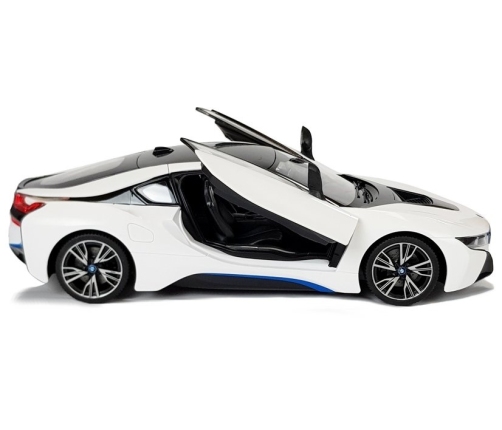 Car R/C BMW i8 Rastar 1:14 White Automatic Doors