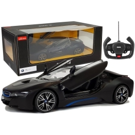 Car R/C BMW i8 Rastar 1:14 Black Automatic Doors