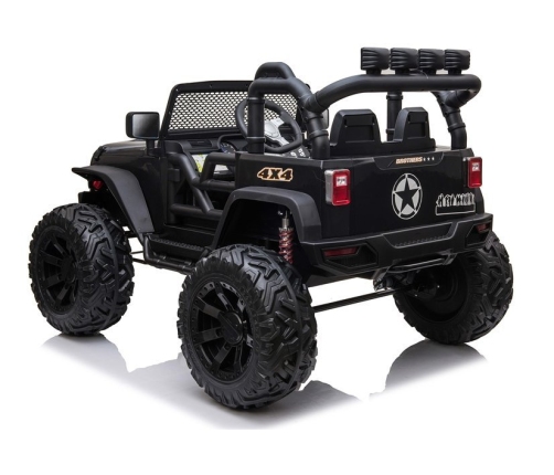 Двухместный детский электромобиль Jeep JC666 Black Painted