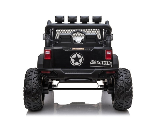 Двухместный детский электромобиль Jeep JC666 Black Painted