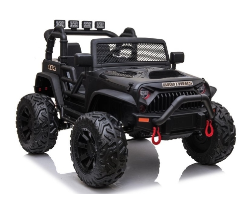Двухместный детский электромобиль Jeep JC666 Black Painted