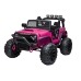 Divvietīgs bērnu elektromobilis Jeep JC666 Rose Painted