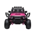 Divvietīgs bērnu elektromobilis Jeep JC666 Rose Painted