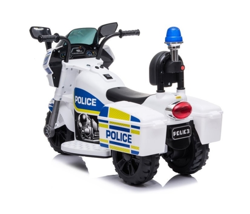 Bērnu elektro motocikls Police TR1912 White