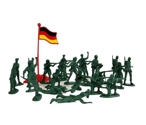 Large Military Military Set 100 pieces Soldiers Flags