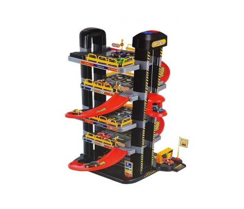 Track Parking 5-level garage with batteries, lights, elevator