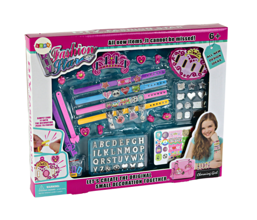 DIY Letters Pendants Bracelet Jewelry Set