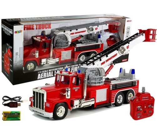 Машина с пультом Firetruck Extendable Rotary Ladder