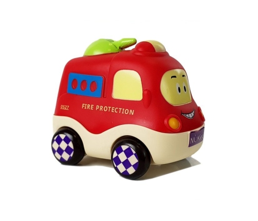 Police Ambulance Cars Set for Toddler with String 4 pieces