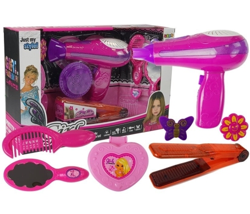 Beauty Set with Accessories Dryer Straightener