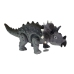 Dinosaur on Battery Triceratops Gray