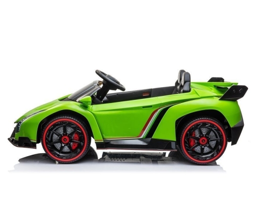 Elektriskā sporta automašīna bērniem Lamborghini Veneno Green